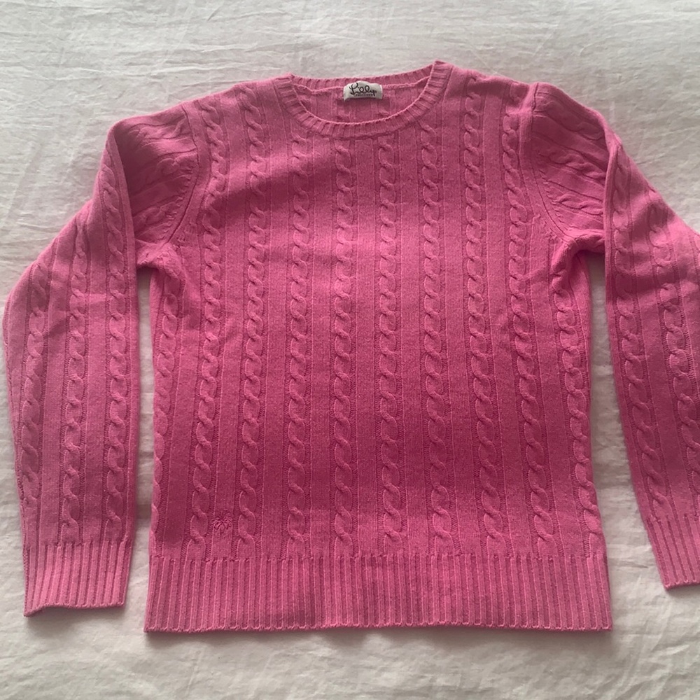Lilly Pulitzer Pink Cashmere Sweater